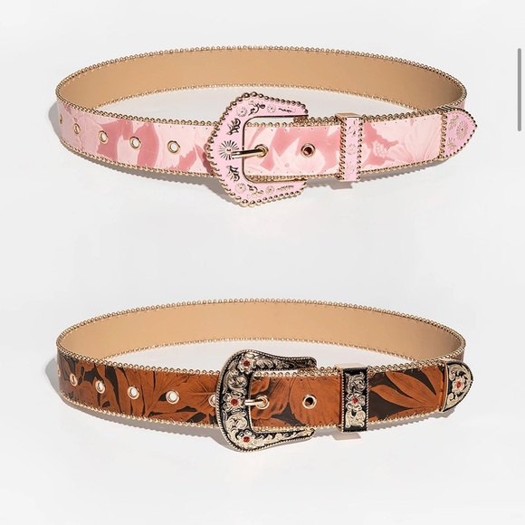 New cowgirl belt light brown style #203 - Picture 3 of 4